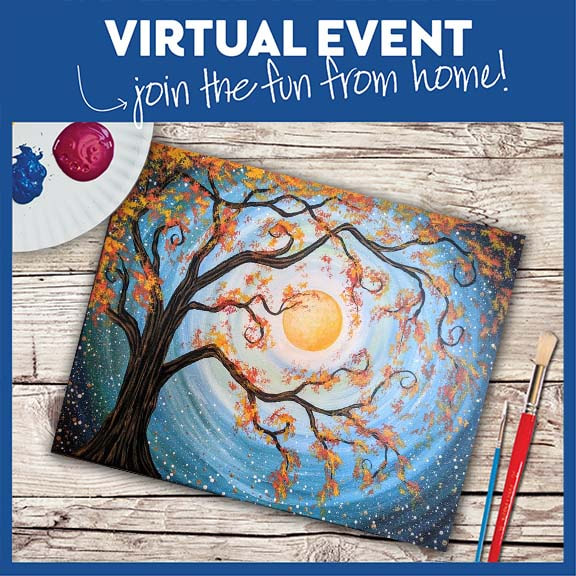 LIVE INTERACTIVE VIRTUAL CLASS - ART KIT INCLUDED (HAVE SUPPLIES? THEN IT'S ONLY $15!)